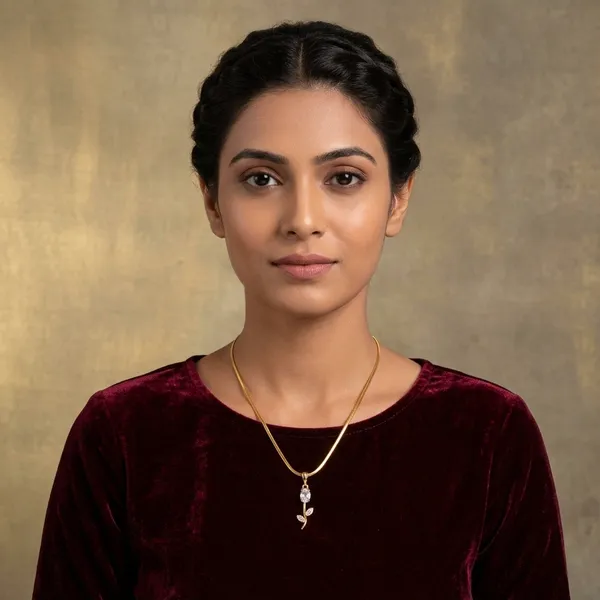 Gold_Tone_Metal_Chain_Necklace_For_Women