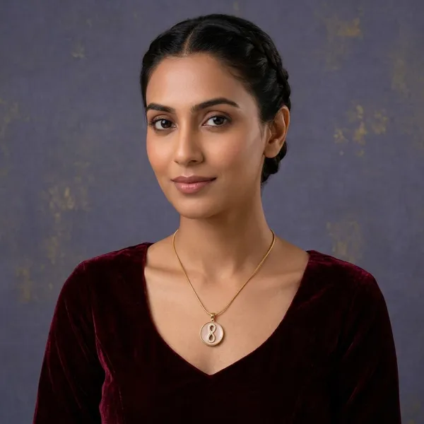 Gold_Tone_Infinity_Pendant_Necklace_For_Women