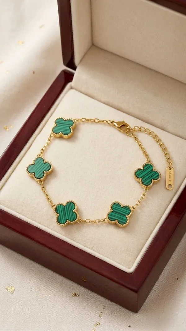Green_Clover_Link_Bracelet
