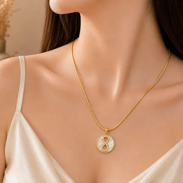 Gold_Tone_Infinity_Pendant_Necklace_For_Women