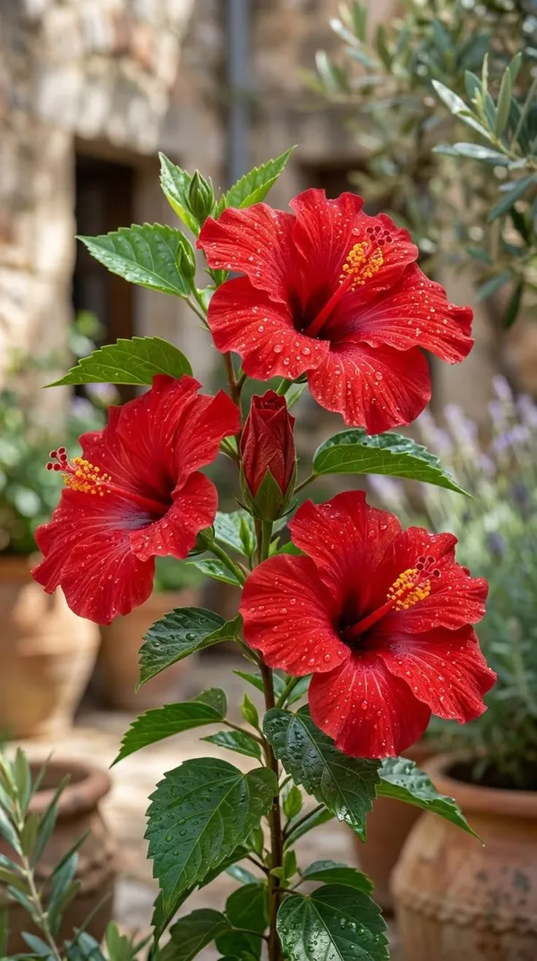 Red_hibiscus_flowers_plant