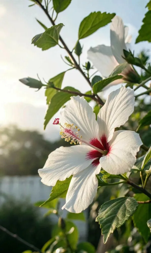 White_Hibiscus_plant