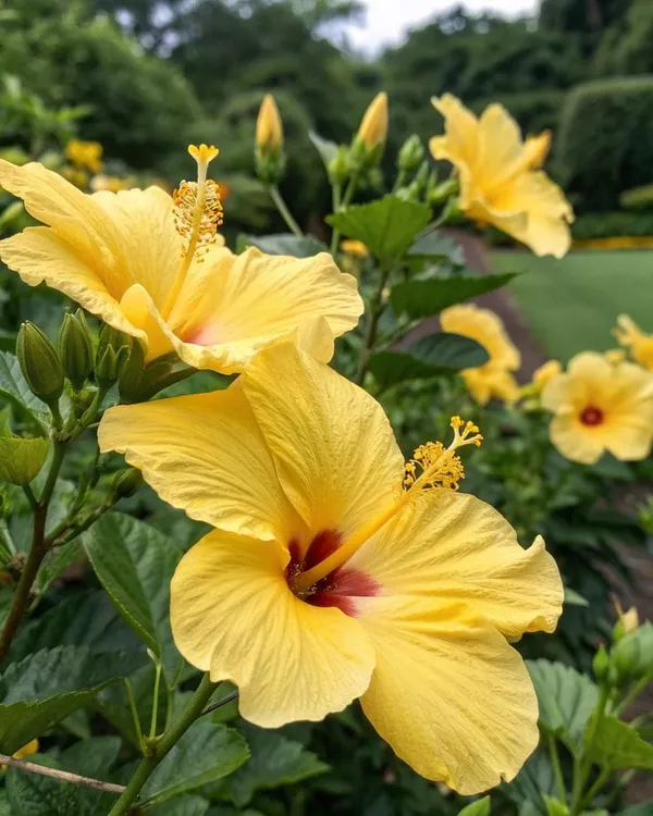Yellow_hibiscus_flowers_plant