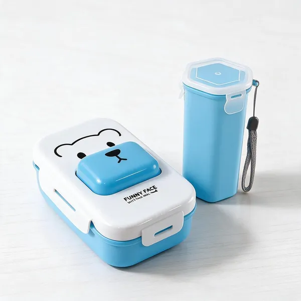 Multicolor_Plastic_Lunch_Box_Combo