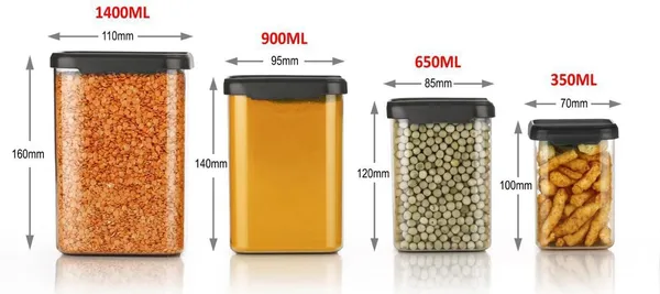 Black_Plastic_Kitchen_Storage_Container_Set_(Pack_Of__16_)