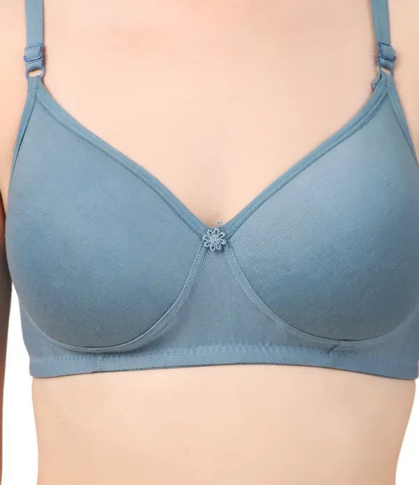 Nylon_Full_Coverage_Non-Wired_Padded_Seamless_Bra_For_Women_Pack_Of_1_Blue