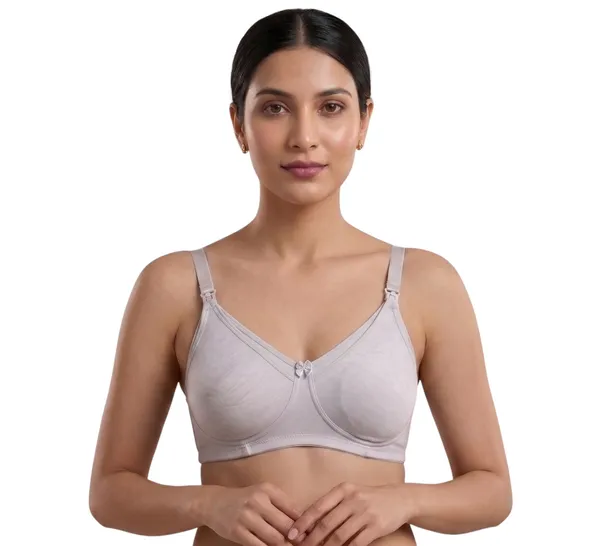 Purple,_Gray,_Pink_Nylon_Full_Coverage_Non-Wired_Non-Padded_Seamless_Maternity/Feeding_Bra_For_Women_Pack_of_3