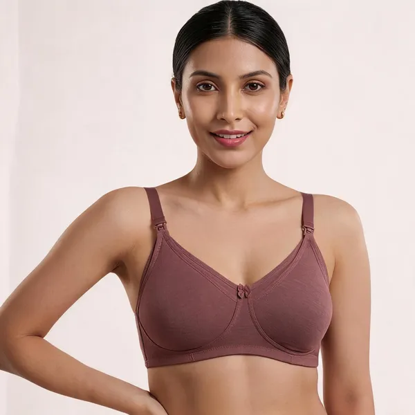 Purple,_Gray,_Pink_Nylon_Full_Coverage_Non-Wired_Non-Padded_Seamless_Maternity/Feeding_Bra_For_Women_Pack_of_3