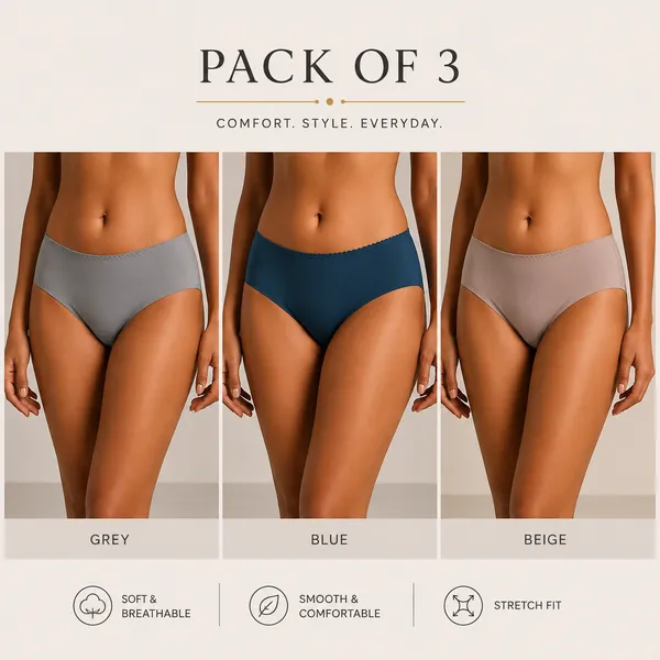 Multicolor_Nylon_Mid-Rise_Seamless_Hipster_Brief_Panty_For_Women_Pack_Of_3