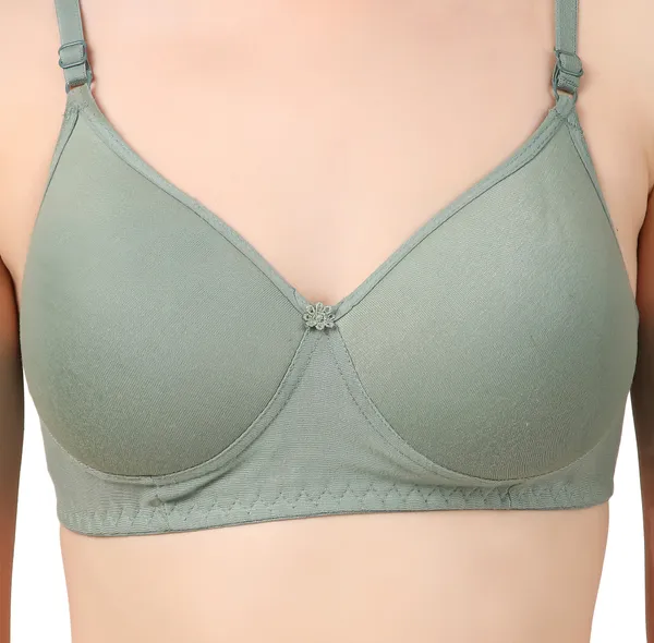 Olive_Nylon_Full_Coverage_Non-Wired_Padded_Seamless_Bra_For_Women_Pack_Of_1