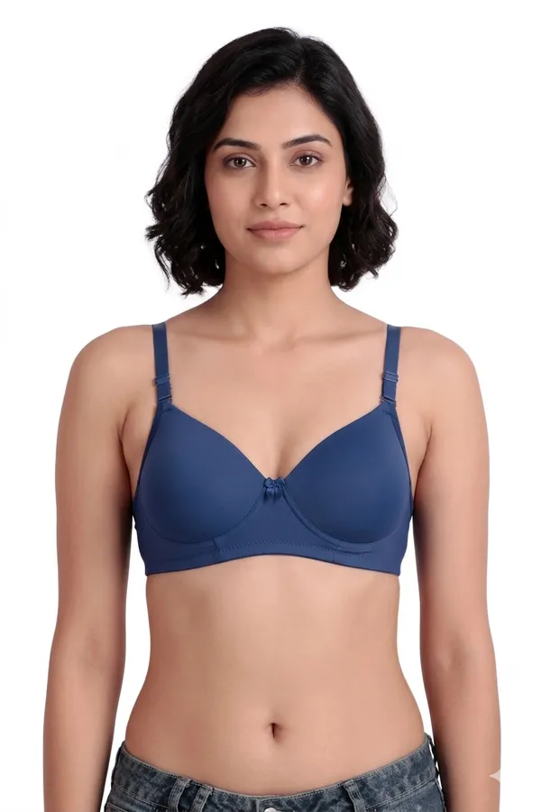 Beige,_Blue,_Brawn_Nylon_Full_Coverage_Non-Wired_Padded_Seamless_Bra_For_Women_Pack_Of_3