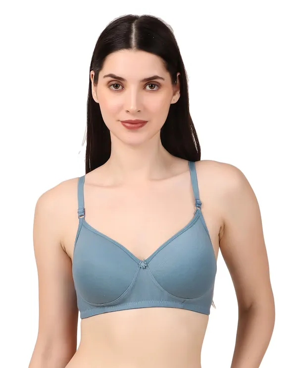 Nylon_Full_Coverage_Non-Wired_Padded_Seamless_Bra_For_Women_Pack_Of_1_Blue