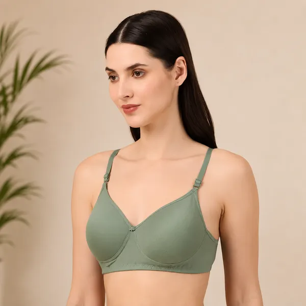 Olive_Nylon_Full_Coverage_Non-Wired_Padded_Seamless_Bra_For_Women_Pack_Of_1