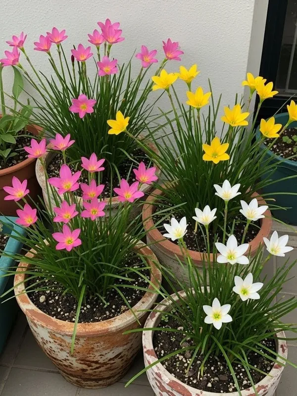 Mixed_Colour_Rain_Lily_Flowering_Plant