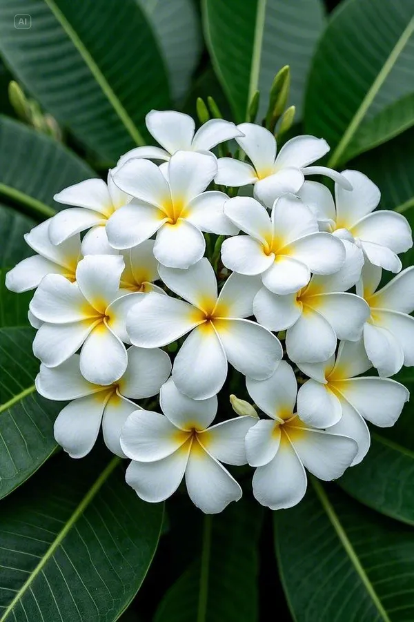 White_Flowering_Plumeria_Plant