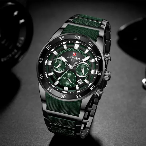 Men_S_Chronograph_Quartz_Watch_Stainless_Steel_Band