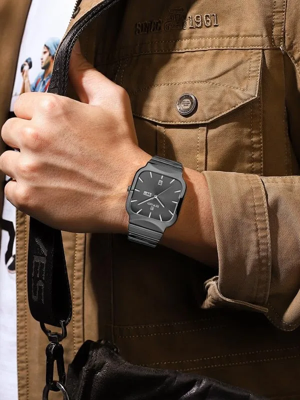 Men_S_Stainless_Steel_Square_Face_Day_Date_Quartz_Watch