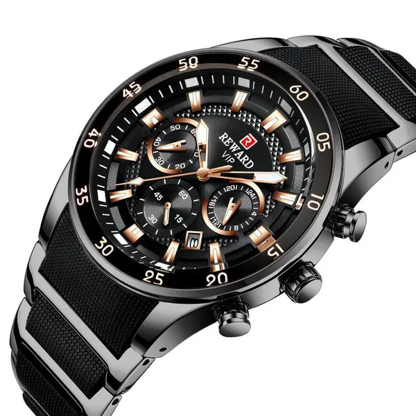 Men_S_Chronograph_Quartz_Watch_Stainless_Steel_Band