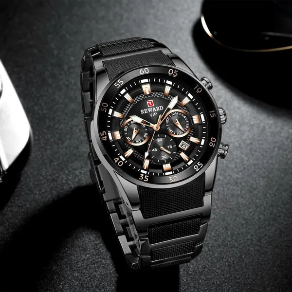 Men_S_Chronograph_Quartz_Watch_Stainless_Steel_Band