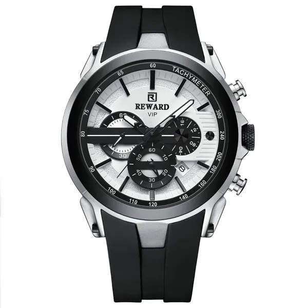 Men_S_Chronograph_Quartz_Watch_Silicon_Band