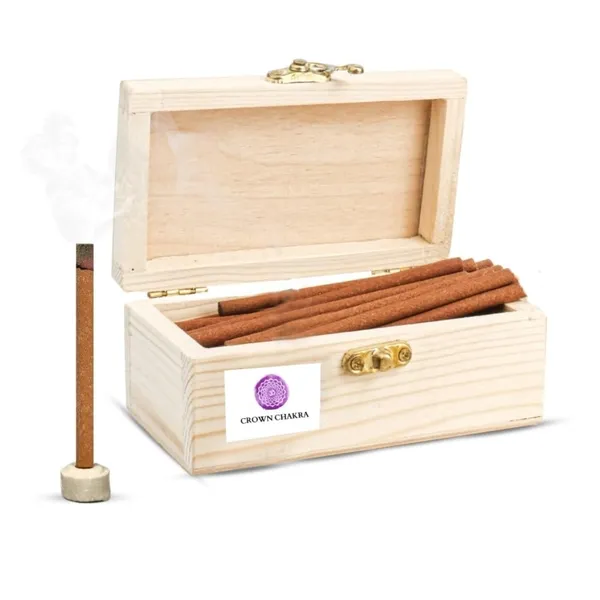 Crown_Chakra_Dry_Dhoop_Incense_Sticks_Bambooless_Charcoal_Free_45Pc