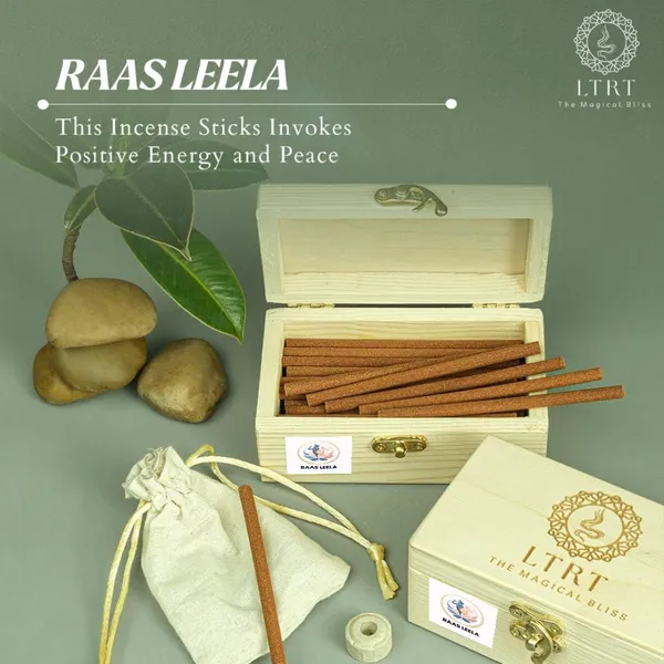 LTRT_THE_MAGICAL_BLISS_Raas_Leela_|_Rose_Fragrance_for_Prayer_and_Sacred_Occasions_|_45_Dry_Dhoop_Incense_Sticks_|_Bambooless