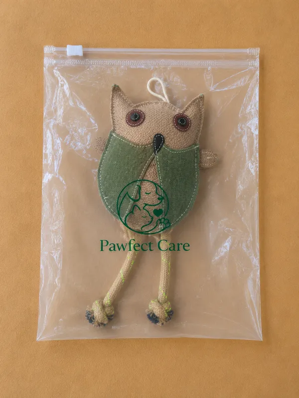 Green_Jute_Owl_Plush_Pet_Toy
