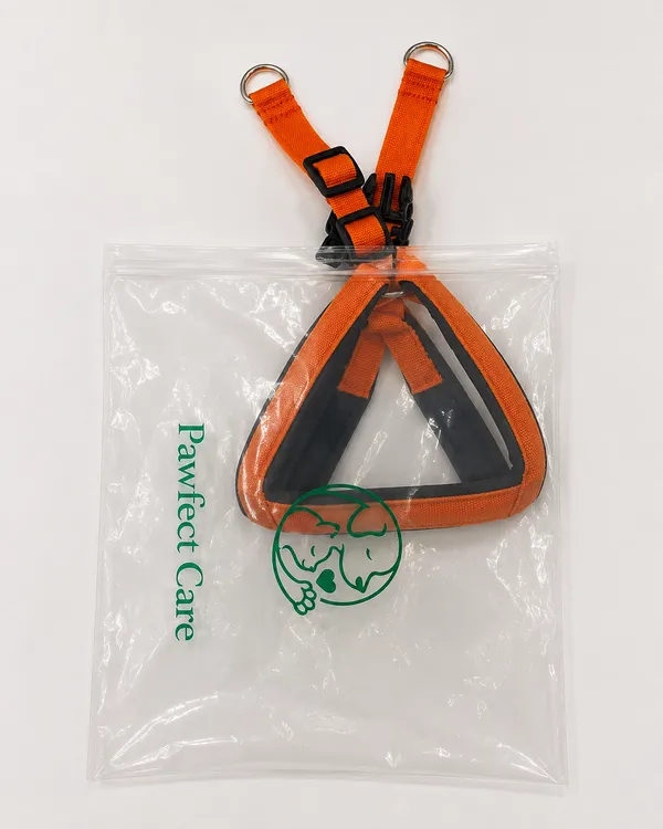 Red_Padded_Fabric_With_Metal_Rings_Adjustable_Pet_Harness