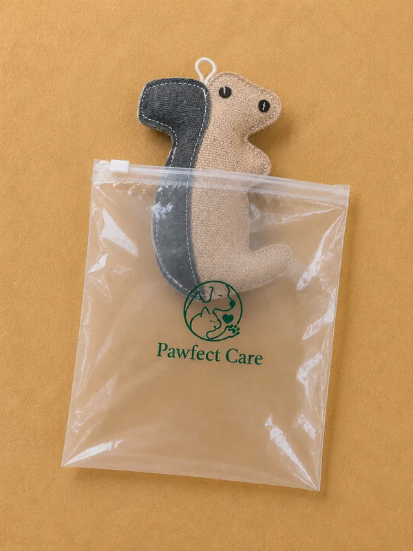 Grey_Jute_Squirrel_Plush_Pet_Toy