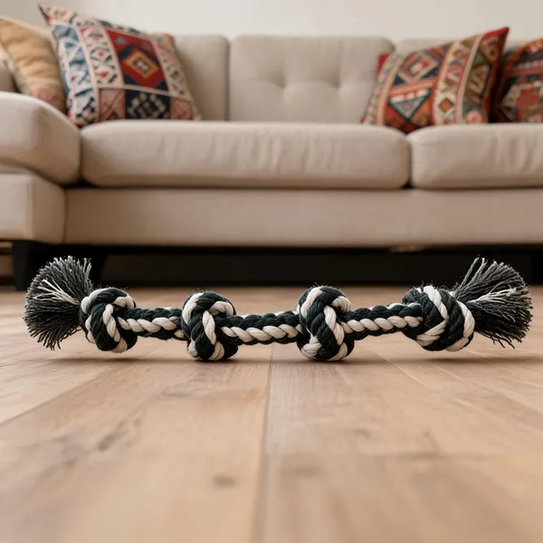 Black_Cotton_Braided_Multi-Knot_Rope_Dog_Toy