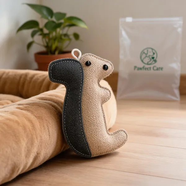 Grey_Jute_Squirrel_Plush_Pet_Toy