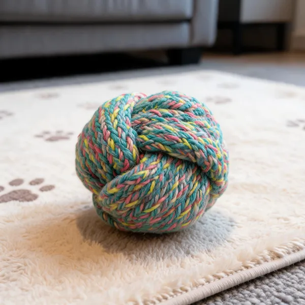 Green_Cotton_Braided_Ball_Pet_Toy