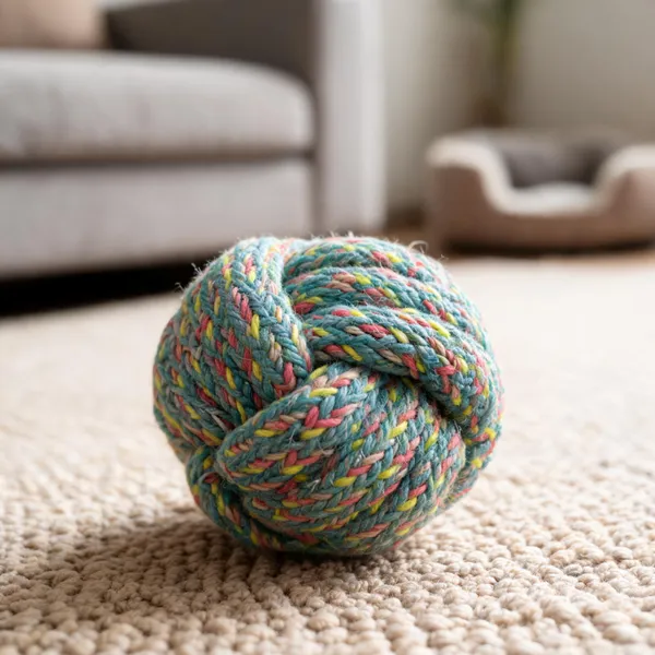 Green_Cotton_Braided_Ball_Pet_Toy