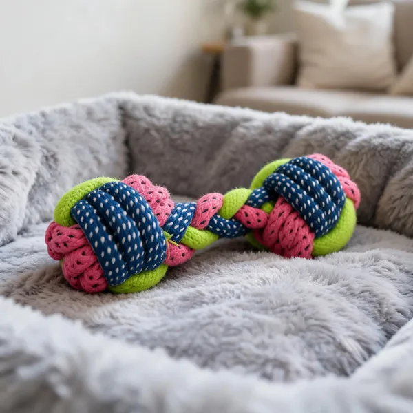 Blue_Cotton_Braided_Dumbbell_Rope_Dog_Toy