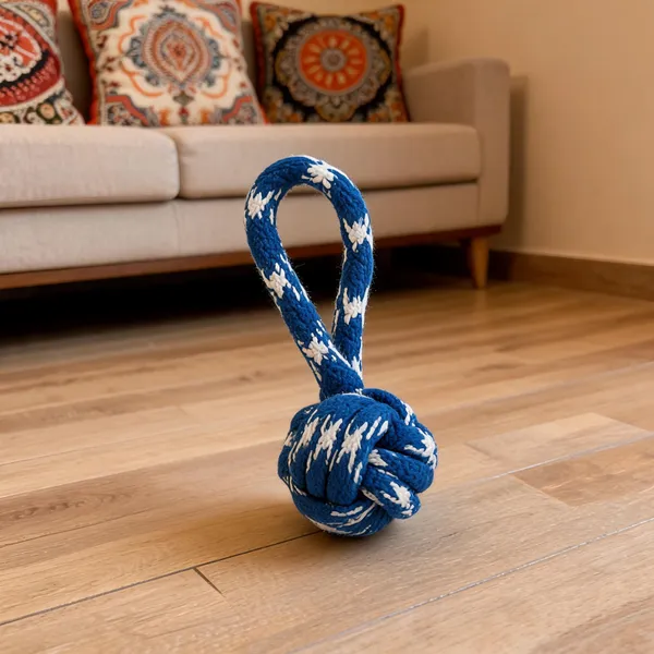 Blue_Cotton_Braided_Rope_Ball_Dog_Toy