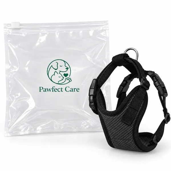 Pawfect_Care_Black_Mesh_Vest_Harness_(Small)