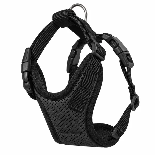 Pawfect_Care_Black_Mesh_Vest_Harness_(Small)