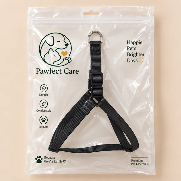 Pawfect_Care_Adjustable_Pet_Black_Harness_(Small)