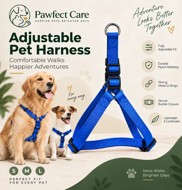 Pawfect_Care_Adjustable_Pet_Blue_Harness_(Small)