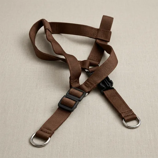 Pawfect_Care_Adjustable_Pet_Brown_Harness_(Small)