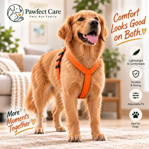 Pawfect_Care_Adjustable_Pet_Orange_Harness_(Large)
