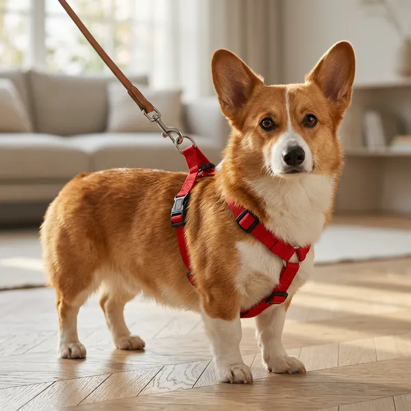 Pawfect_Care_Adjustable_Pet_Red_Harness_(Medium)