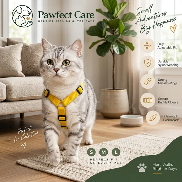 Pawfect_Care_Adjustable_Pet_Yellow_Harness_(Large)