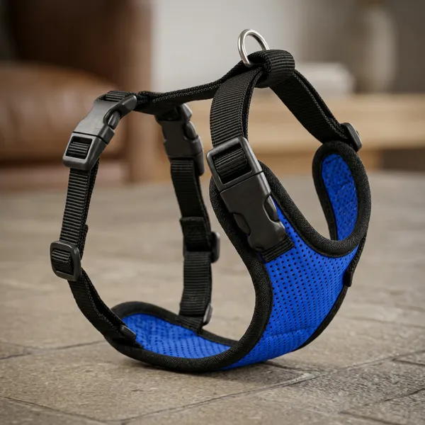 Pawfect_Care_Blue_Mesh_Harness_(Small)