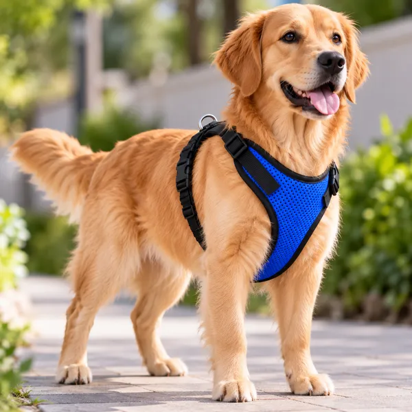 Pawfect_Care_Blue_Mesh_Harness_(Small)