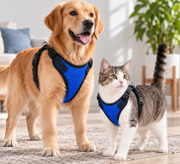 Pawfect_Care_Blue_Mesh_Harness_(Small)