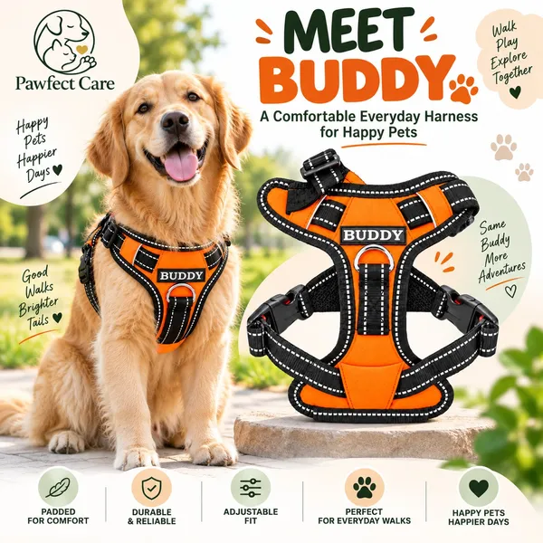 Pawfect_Care_Padded_Dog_Harness_Extra_Large_(Orange)