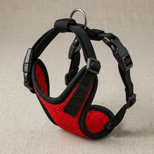 Pawfect_Care_Red_Mesh_Vest_Harness_(Small)