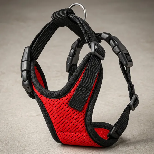 Pawfect_Care_Red_Mesh_Vest_Harness_(Small)