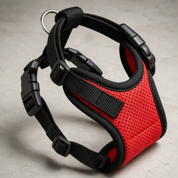 Pawfect_Care_Red_Mesh_Vest_Harness_(Small)